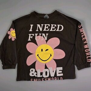 ZARA x Smiley World‎ Long Sleeve - Size: 6yrs Girls